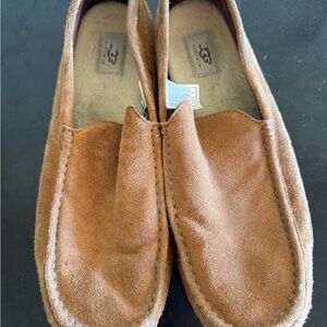 UGG Men's Alder Slip On Suede Moccasin Loafer Size US 13 Tan/Brown